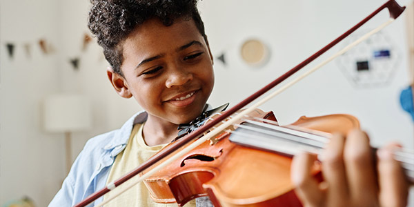 Violin student